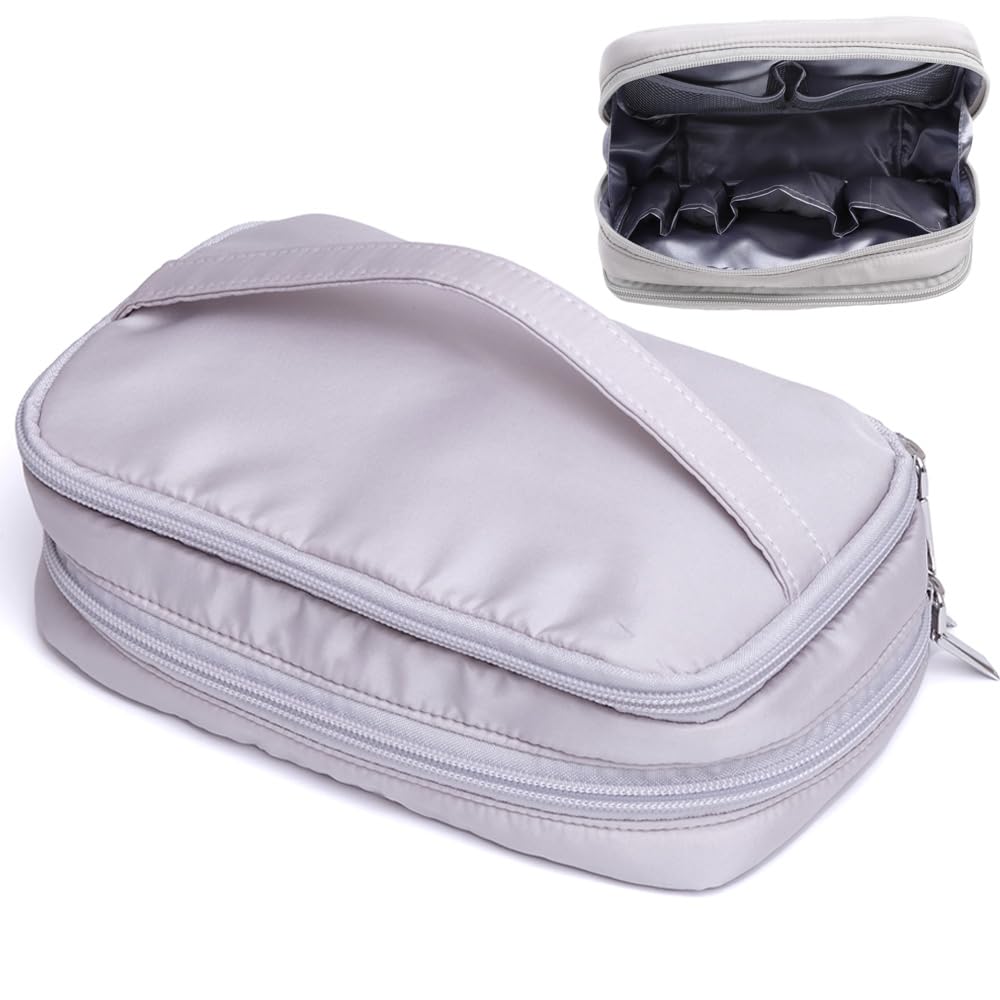 

Косметичка для косметики, косметический гаджет, полная косметика, мелкие предметы, карандаш, сетчатый открытый карман, косметичка, хранение, [большая вместимость, хранение, функциональный, 2-слойный]