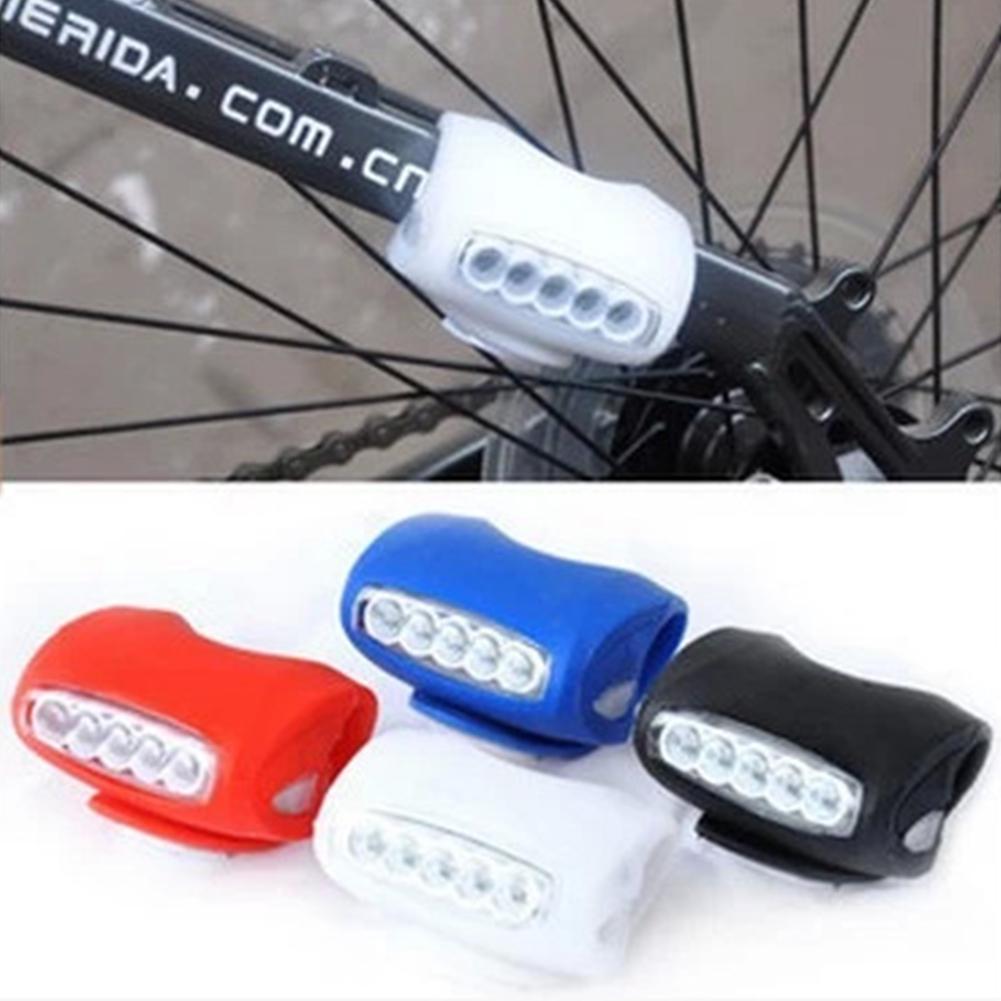 Bicycle Silicone Rubber LED Frog Lamp as Bike Head Front Light Safety Warning Rear Lamp White#0