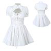 Gothic Lolita Black and Mini Gothic Perfect for Live and Stage Sweet Princess Harajuku Size S [FULINE] Dress, White, Skirt, Sexy, Sleeveless, Cute,