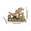 Horse Statue Artwork Resin Figurine Sculpture for Cabinet Tabletop Bedroom Office Desk
