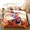 3D Anime Spice and Wolf Bedding Set Single Twin Printed With Pillowcase Bed Duvet Cover Soft Single Double Queen Super King Size