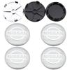 Para Nissan ArR44uds 3D 65mm 68mm Emblema de coche con logo Nissan Tapacubos Central de Rueda accesorios de estilo pegatina cubiertas a prueba de polvo para llanta de coche