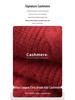 Simple! Unisex Cable Knit Cashmere Scarf: Winter Thick & Versatile Neck Warmer