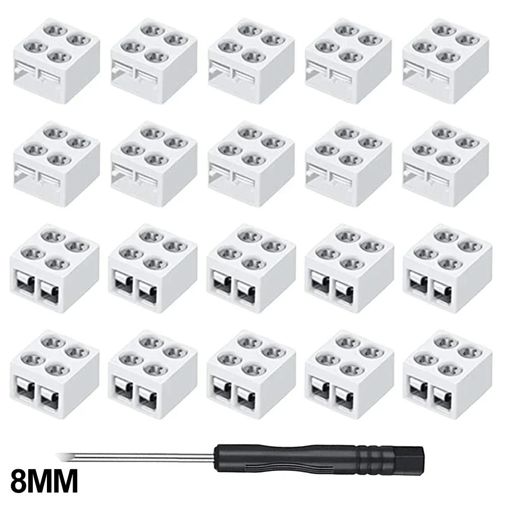New Practical Connector Strip Light Connect Versatile LED Adapter LED Strips Screw Mounting 16-22AWG 5V 12V 24V