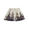 Shorts Feuer Flamme Leopard Leo Donner Blume 3D Druck Training Muay Thai Kickboxen Boxen MMA Unisex Fitnessstudio Fitness Workout Schnelltrocknend Elastischer Bund