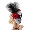 Zucker Schädel Maske Mexikaner Maskenball Maske Tag der Toten Maske mit Blume Halloween Maske Party Maske Vollgesichtsmaske