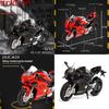 Alloy Ducati Motorcycle Model With Acousto Optic Design For Gift Childrens