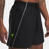 Under Armour Project Rock Loose Fit Drawstring Waist Three-Quarter Sports Shorts Men shorts Black 1389957-001