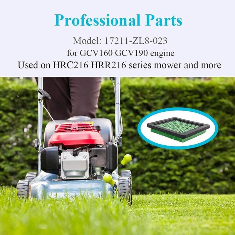 1/2PCS Air Filter for Honda 17211-Zl8-023 Gcv135 Gcv160/190 Suitable for Honda 17211-Zl8-000 17211-Zl8-003 Lawnmower Air Filter