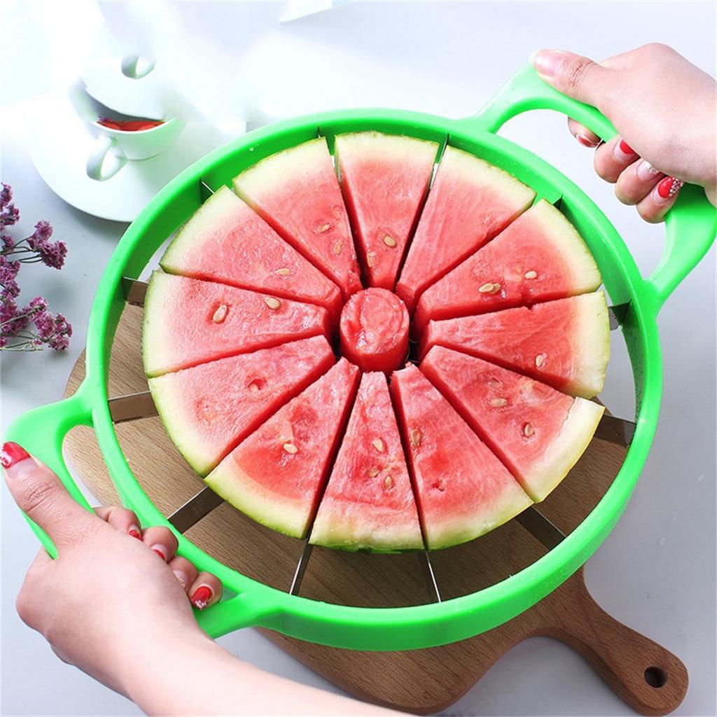 1 Pc Watermelon Cutter New 12 Slices Extra Large Watermelon Cutter Fruit Slicer Stainless Steel Watermelon Apple Divider