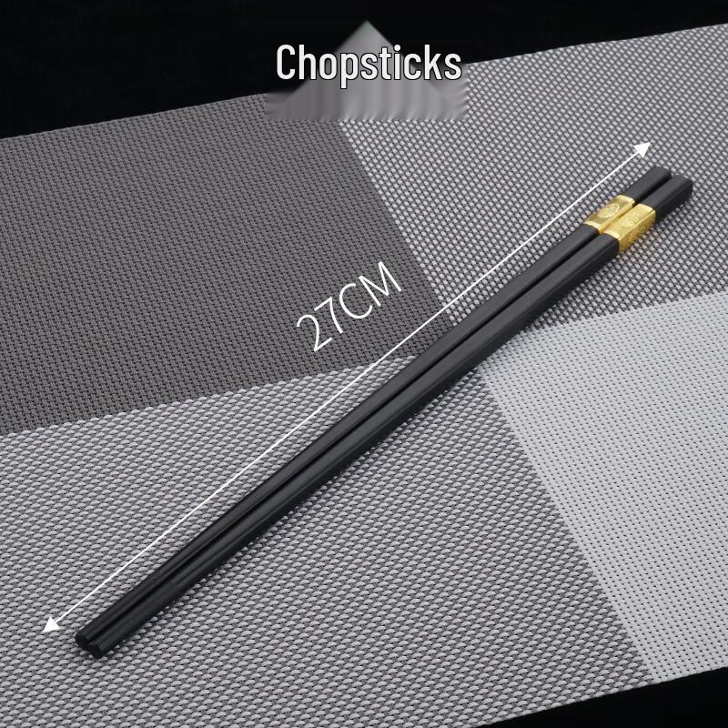 Luxury Gold-Rimmed New Chinese Ceramic Dinnerware Set with Golden Chopsticks