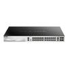 MISE EN RÉSEAU, Commutateur, Commutateur Autonome, Commutateur D-Link 24 Giga Base-t Stack Mgd L3 Caractéristiques Ports LAN 24N