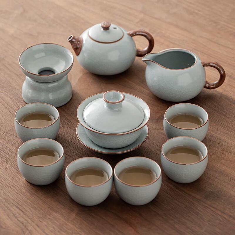 Su's Ceramic Ru Kiln Kung Fu Tea Set
