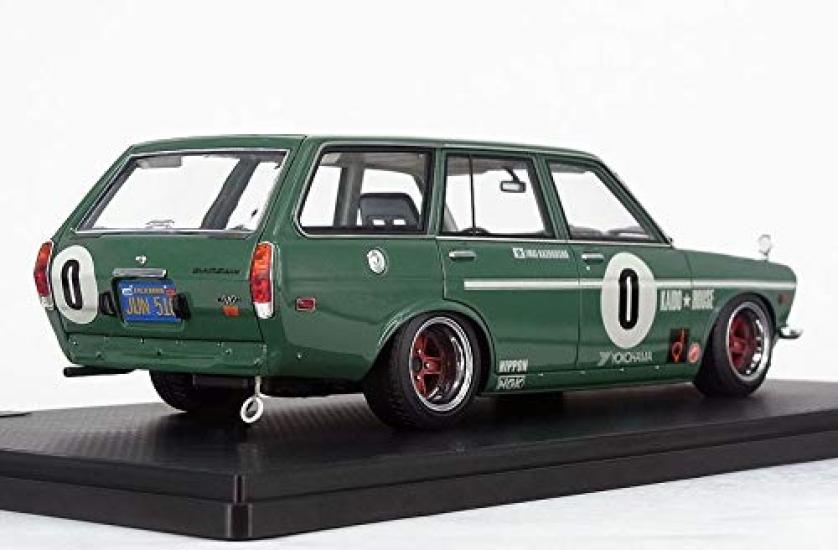 Ignition Model Scale Datsun Bluebird Wagon Green IG2217 1/18 (510) (Finished Model)