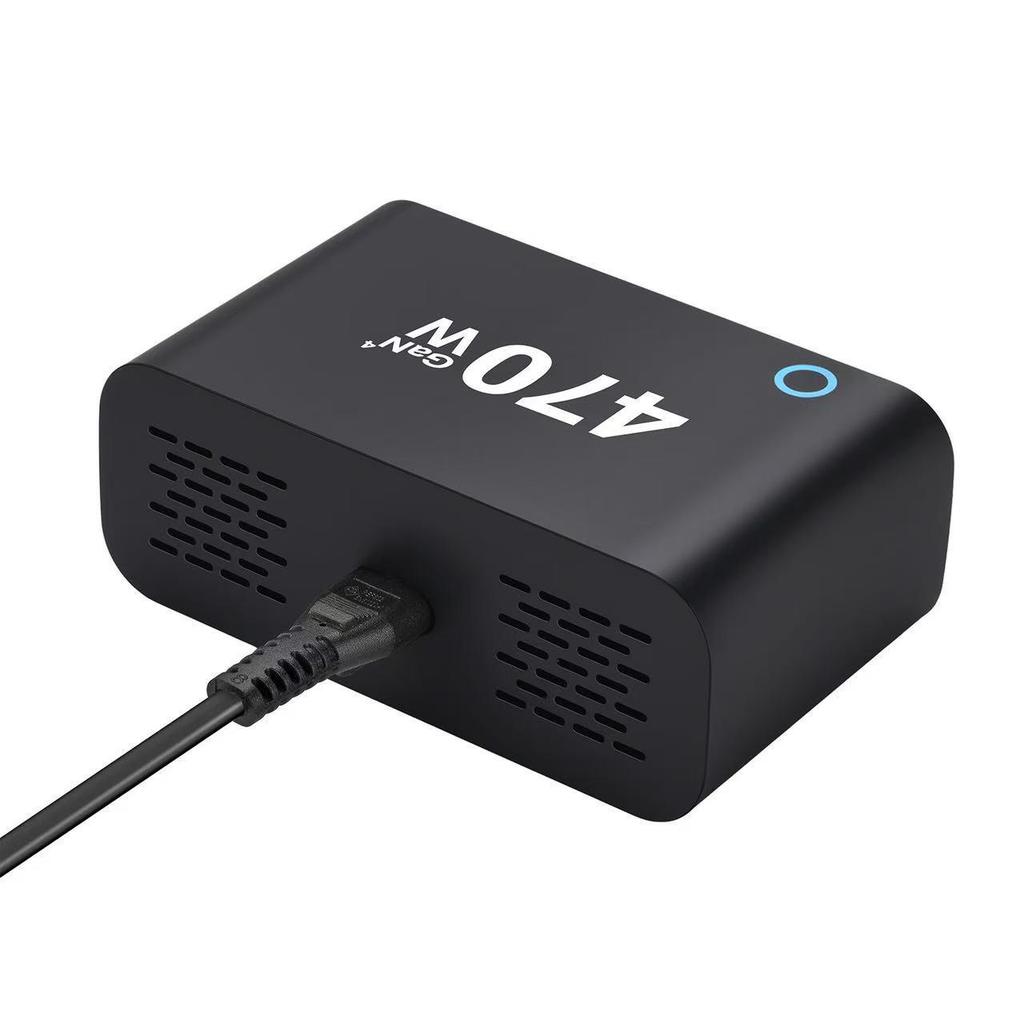 TFT Display Desktop Multi-functional Gallium Nitride PD3.1 140W 470W Multi-port Fast Charger