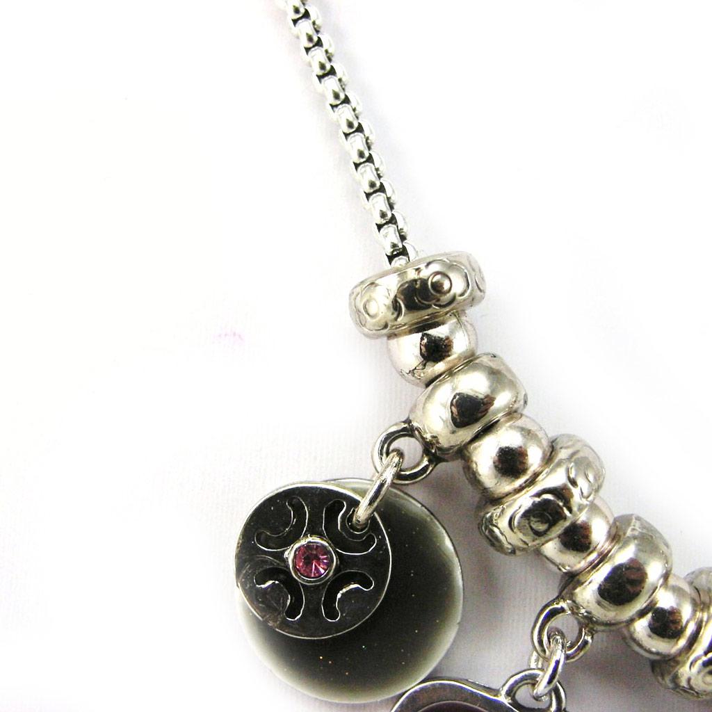 Les Trésors De Lily [F4358] - Designer Necklace 'Esmeralda' Purple