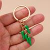 Portachiavi Creativo a Forma di Peperoncino Anello Portachiavi in Lega Accessorio Decorativo Portafoglio Auto Ciondolo da Appendere per Borse Regali