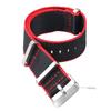Fashion Watchband Stripe Replacement Men Women Nylon Watch Band with Silver Pin Buckle 20mm 22mm Strap for Rolex Band for Omega