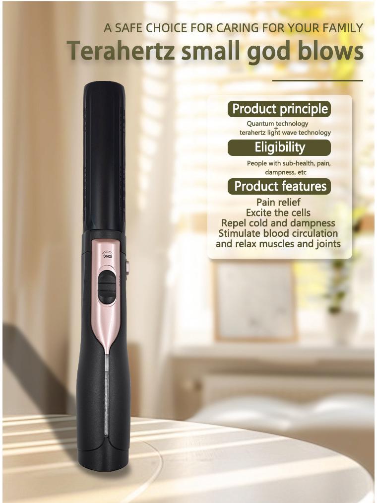 Terahertz Pulse Massage Device with Light Wave Therapy