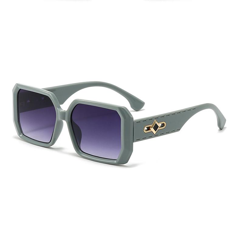 

New Sunglasses Women Retro Premium Large Square Anti-UV Outdoor Snow Sunglasses синий