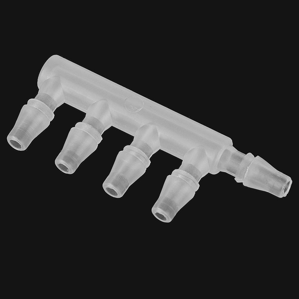 10PCS Plastic Transparent Aquarium Pump Five Way Hose Connector Fish Accessory