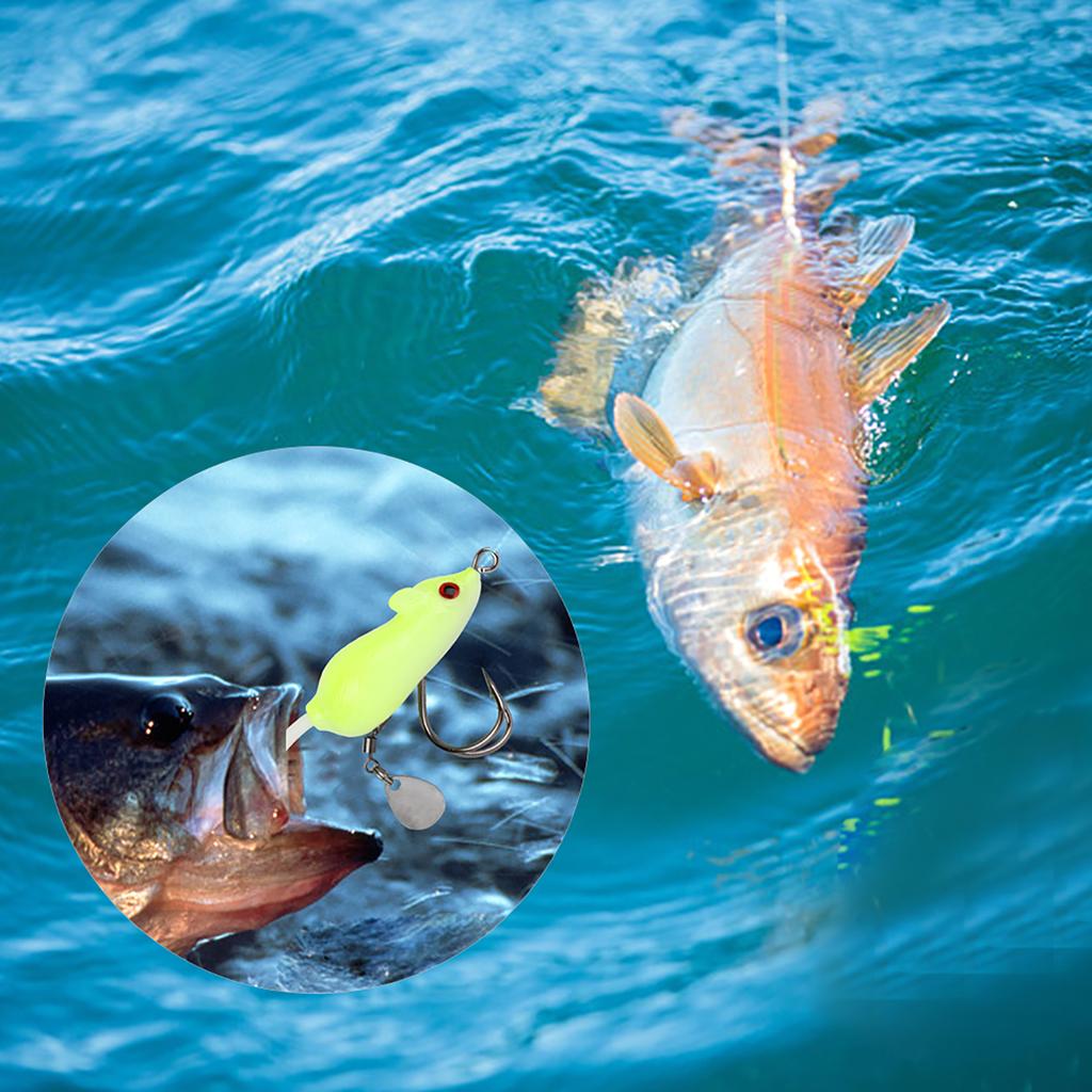 6 Pcs 5.5cm10.5g Sequin Artificial Frog Fishing Lures Hard Baits with Hooks Fish Tackle Accessories