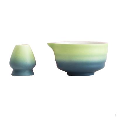Japanische Keramik Matcha Schale Tee Kaffee und Suppentasse Zeremonie Set,