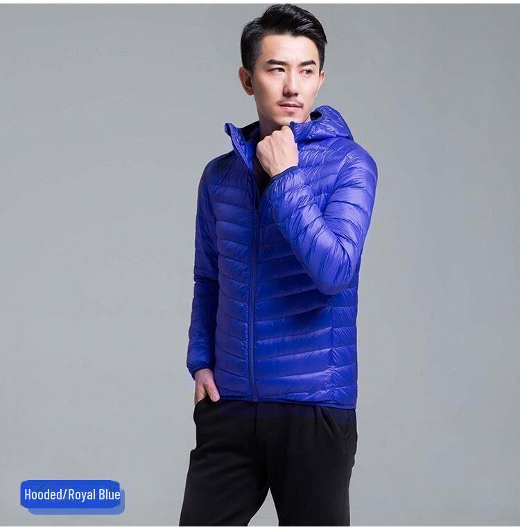 2023 Winter Men's Large Size Lightweight Warm Cotton Jacket for Work