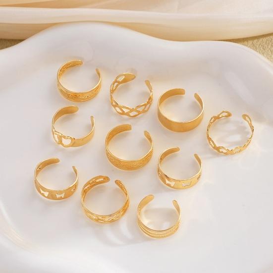 10Pcs Adjustable Toe Ring Set Vintage Heart & Leaf Design Beach Vacation Foot Jewelry for Women Hypoallergenic Rust-Proof Boho Accessories