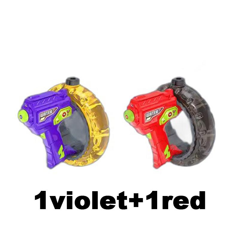 Large Electric Water Gun Ring Handheld Space Concentrator Cool Light Large Capacity Water Blaster Battle Shooting Gun for Kids