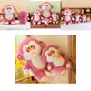 Adorable Pink Gorilla Plush Toy For Kids And Girls With Soft Short Plush Fabric