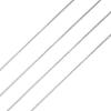 Sears Snake Chain Silver 55cm Necklace, 925, 1.1mm Wide,