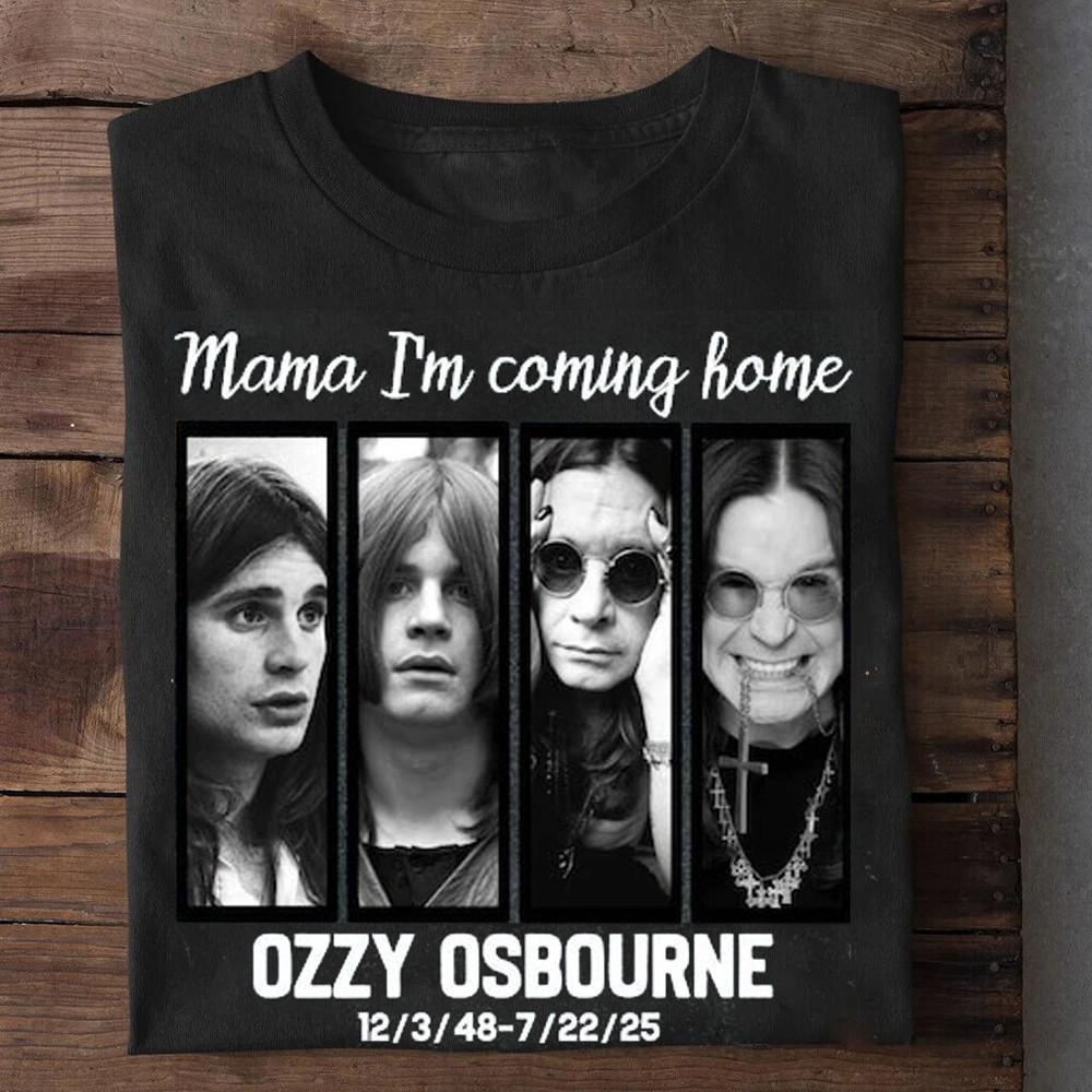 

Ozzy I039;m Coming Home Shirt No More Tour Shirt Ozzy Memorial Tee TB20 Unisex T-Shirt L