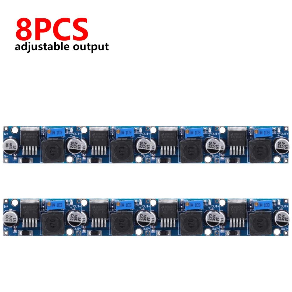 2-8PCS LM2596 Step-down Power Supply Module 3A 3.2V-46V DC To DC Voltage Regulator Module Buck Converter Power Supply Modules
