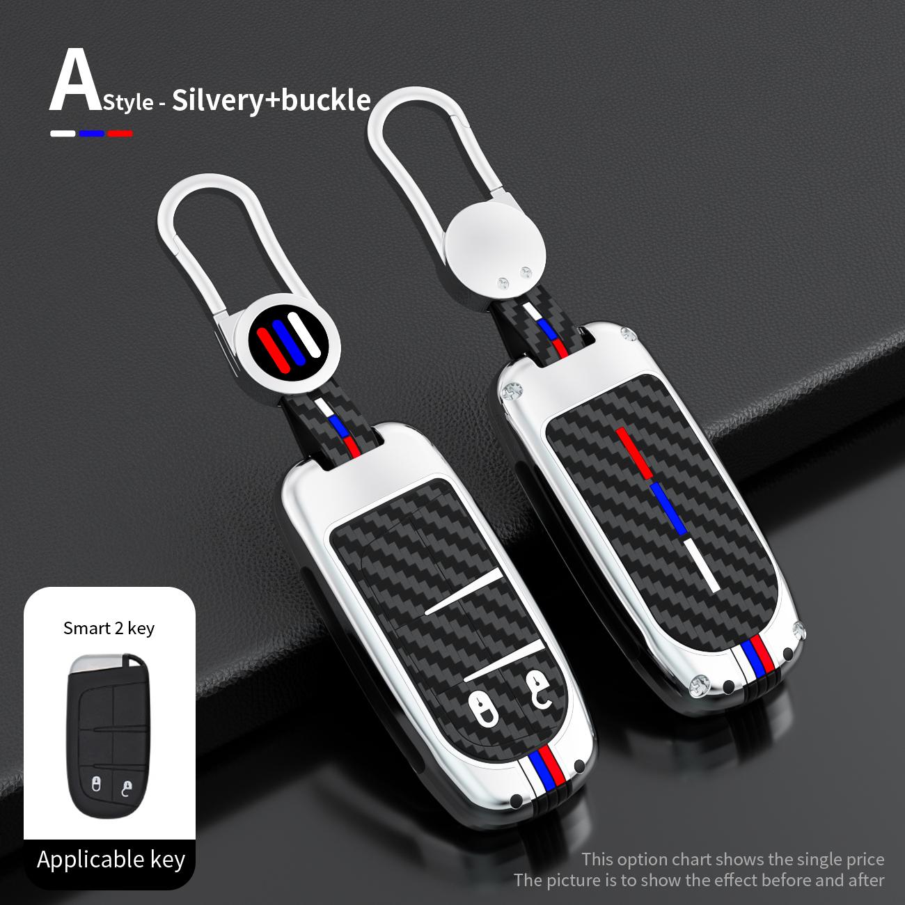 

Car Key Case Full Cover for Jeep Grand Cherokee Renegade Fiat Freemont Dodge Charger Challenger Durango Journey Accessories