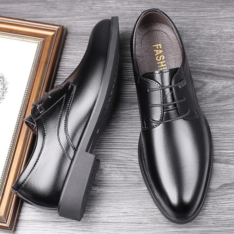 Herren Leder Business- & Hochzeitsschuhe: Größen 35-49, Rutschfest