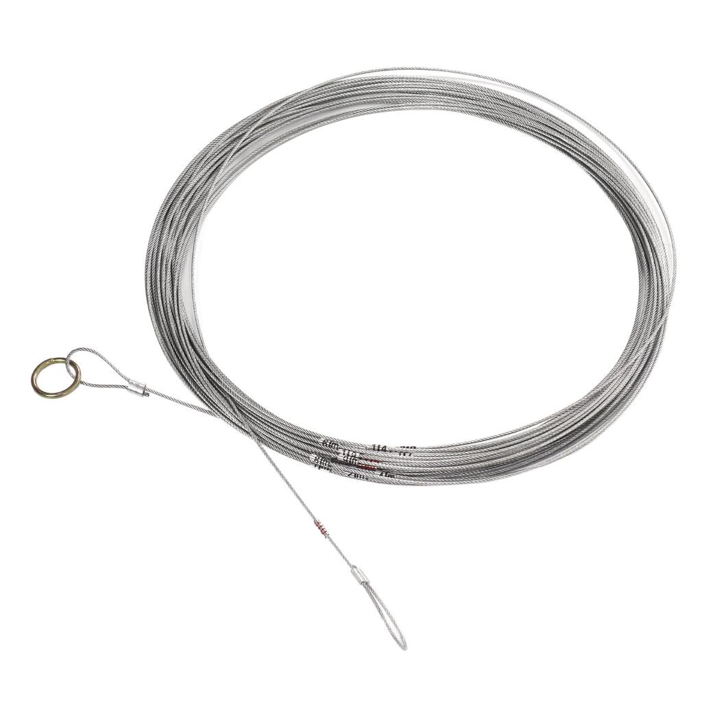 Ocelové lanko Měřicí lano Dobrá flexibilita Robustní ocelové lano Měřicí šňůra se stupnicí pro studnu