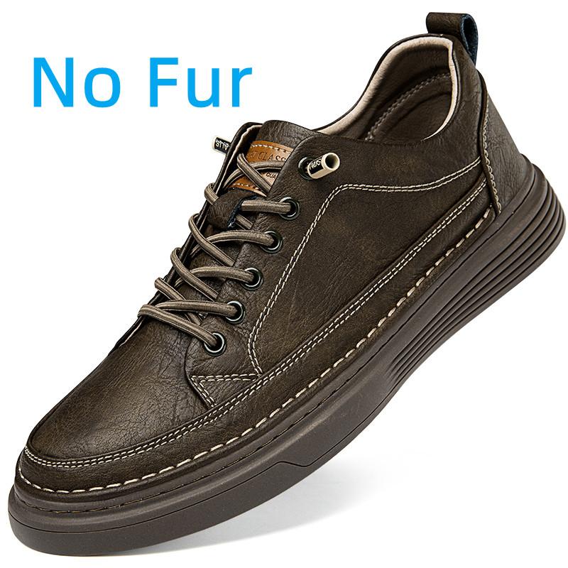 Fashion Genuine Leather Casual Shoes for Men Shoes Design Sneakers Male Comfortable Cow Leather All-match Comfortable Skate Shoes Man