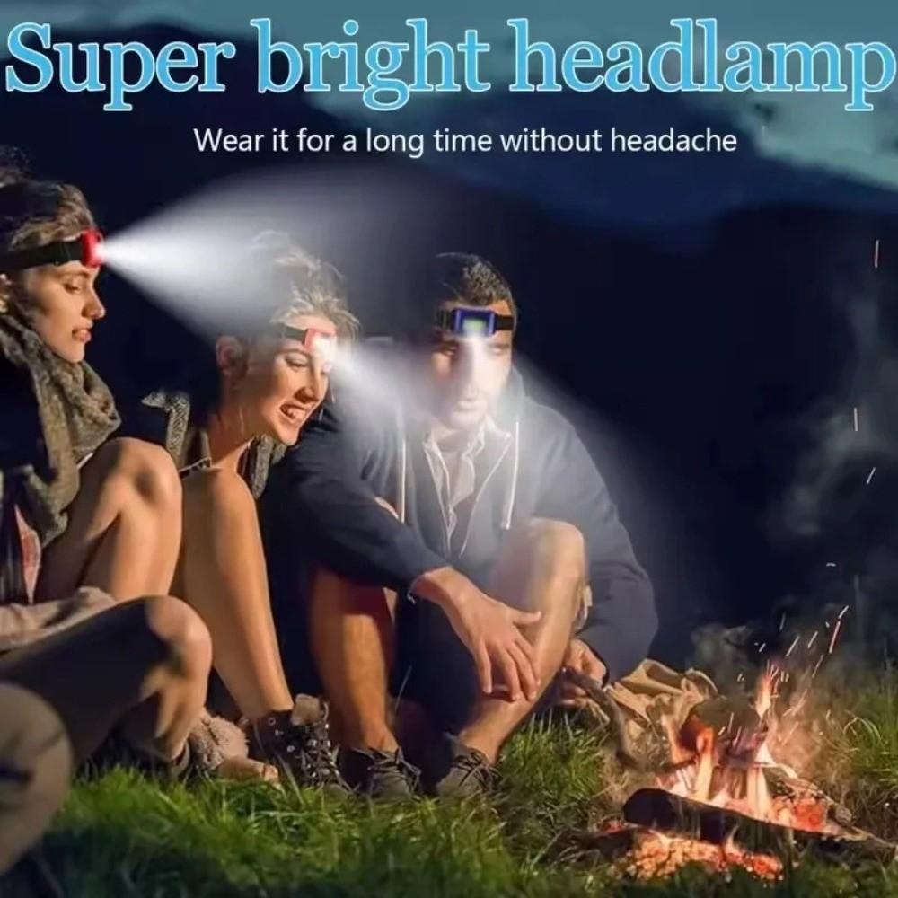 Super Bright LED Headlamp Strong Light Flashlight Hiking Lamp New Head Light  Night Riding