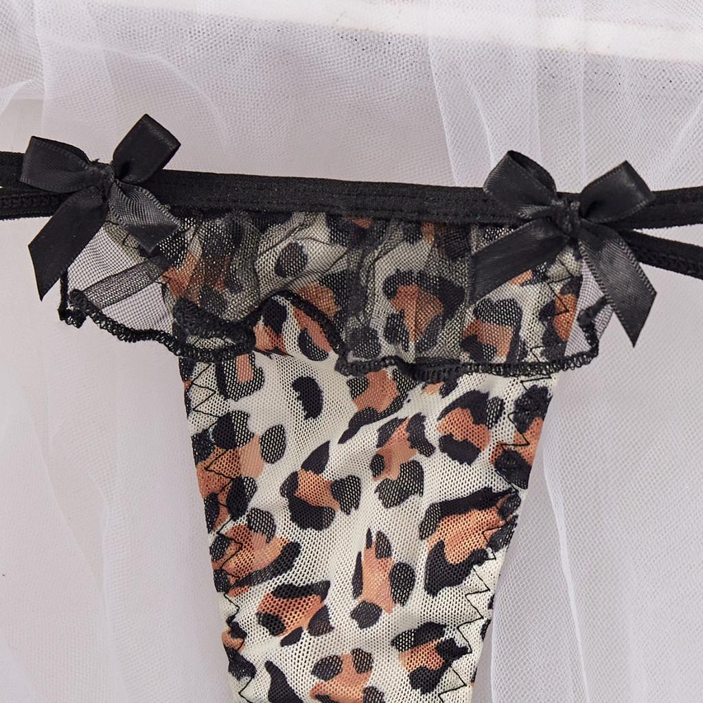 Sexy Lingerie Summer Hot Leopard Print Underwear Set