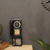 9.5cm×7.5cm×29cm Black Figurine Rotary Antique Wall-Mounted 14088 Telephone Trim
