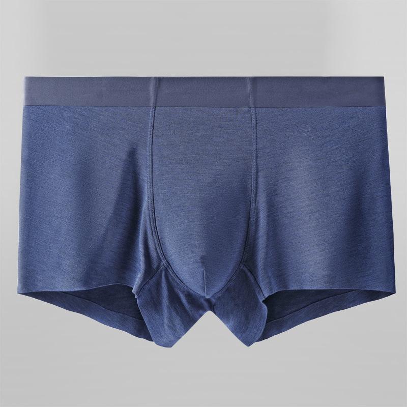 Plus-size Men's Spring and Summer Trend Modal Graphene Non-trace Loose Flat Angle Underwear