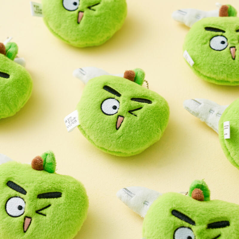 End of the Century Green Apple Moisturizing Academy Apple Keychain