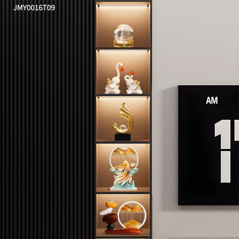 2025 Year of the Snake Luxurious Resin Hourglass Decompression Gift - Creative Quicksand Painting Ornament for Office