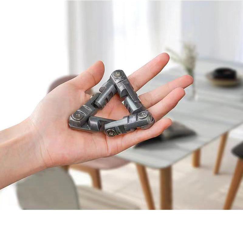 Decompression Alloy Massage Bracelet Infinite Flip Creative Fingertip Decompression Toy