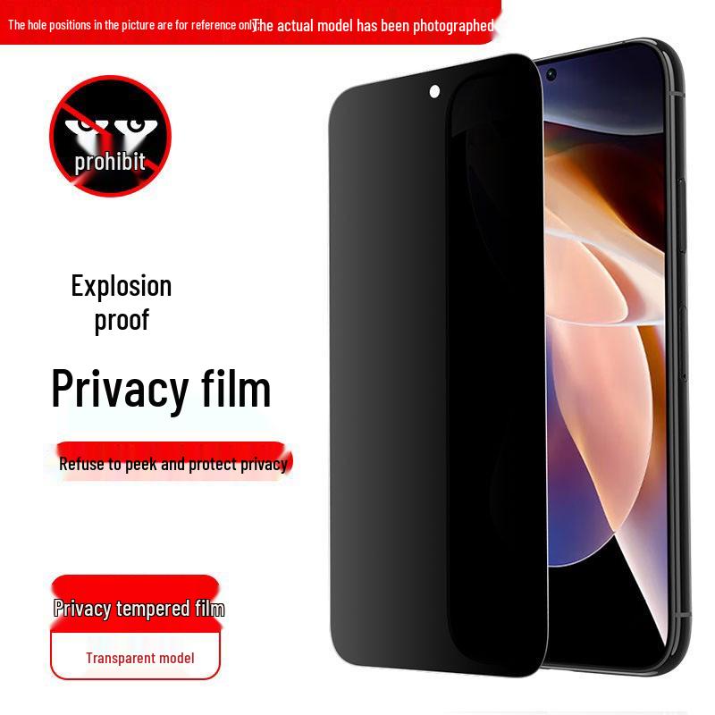 Redmi K60 Supreme Edition Tempered Glass: Drop-Proof, Explosion-Proof, Hydrogel Film for K40/K50 Pro Mobile Phones.