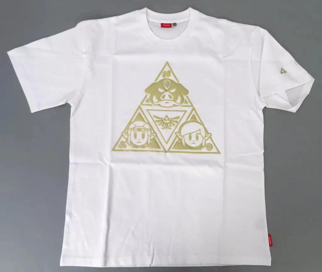 Triforce T-shirt White The Legend of Zelda Size 130cm 4XL