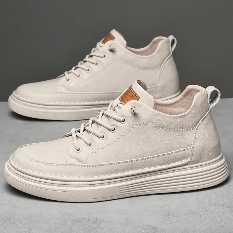 Herren Freizeitschuhe Mode Echte Leder Designerschuhe Komfort Sneaker Sapato Masculino Hombre Herrenschuhe