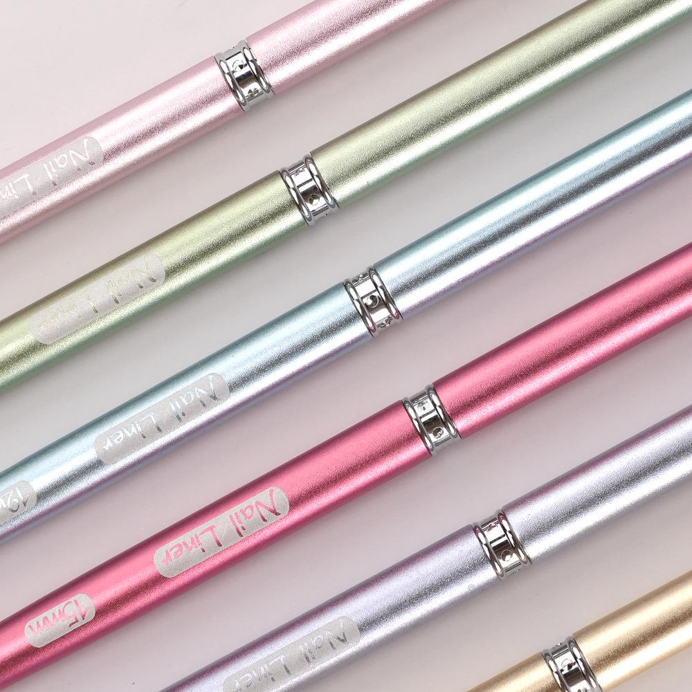 Ultra-Fine French Tip Cross-Stitch & Nail Art Pen - Metallic Cat Eye Flower Outliner