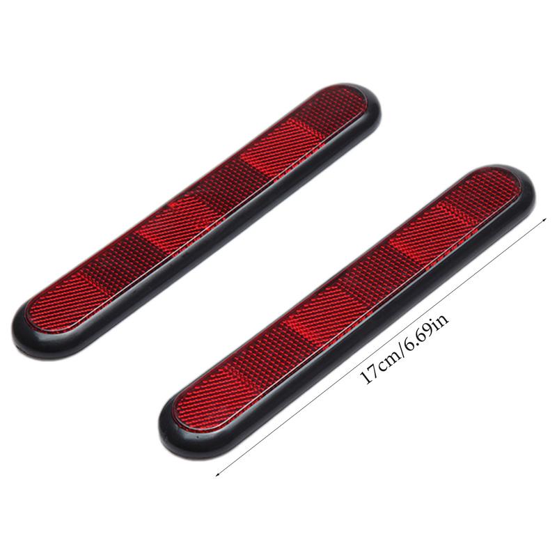 2 szt. Naklejka odblaskowa owalna Samochód Ciężarówka Bezpieczeństwo Samochodu Nocna Odblaskowa Płyta Ostrzegawcza Naklejka Auto Ciężarówka Motocykl Bezpieczeństwo